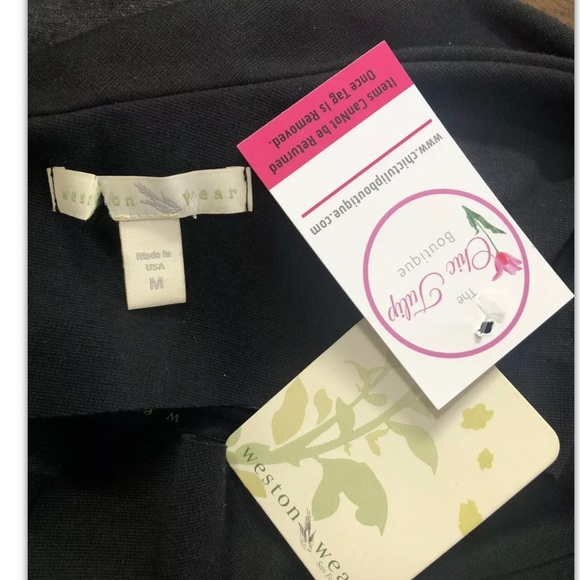 Weston Wear Womens Size M Dress Sheath One Shoulder black Sleeveless NWT - Picture 11 of 11